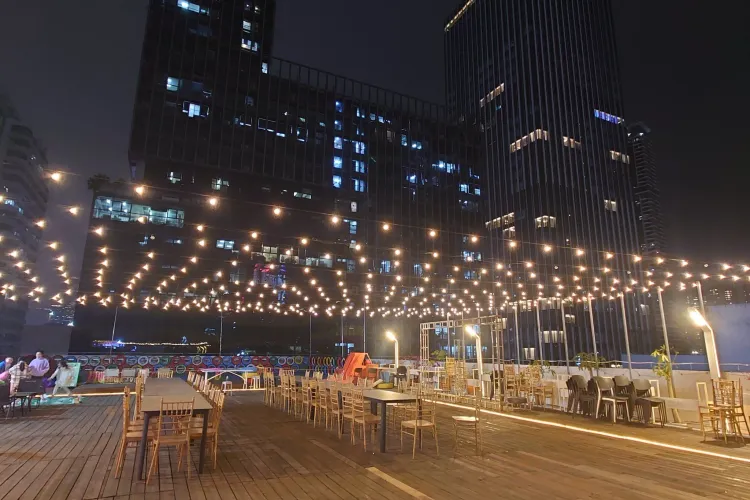 Bagualing Rooftop BBQ Restaurant: Night View, Atmosphere & Two‑Person Set Review